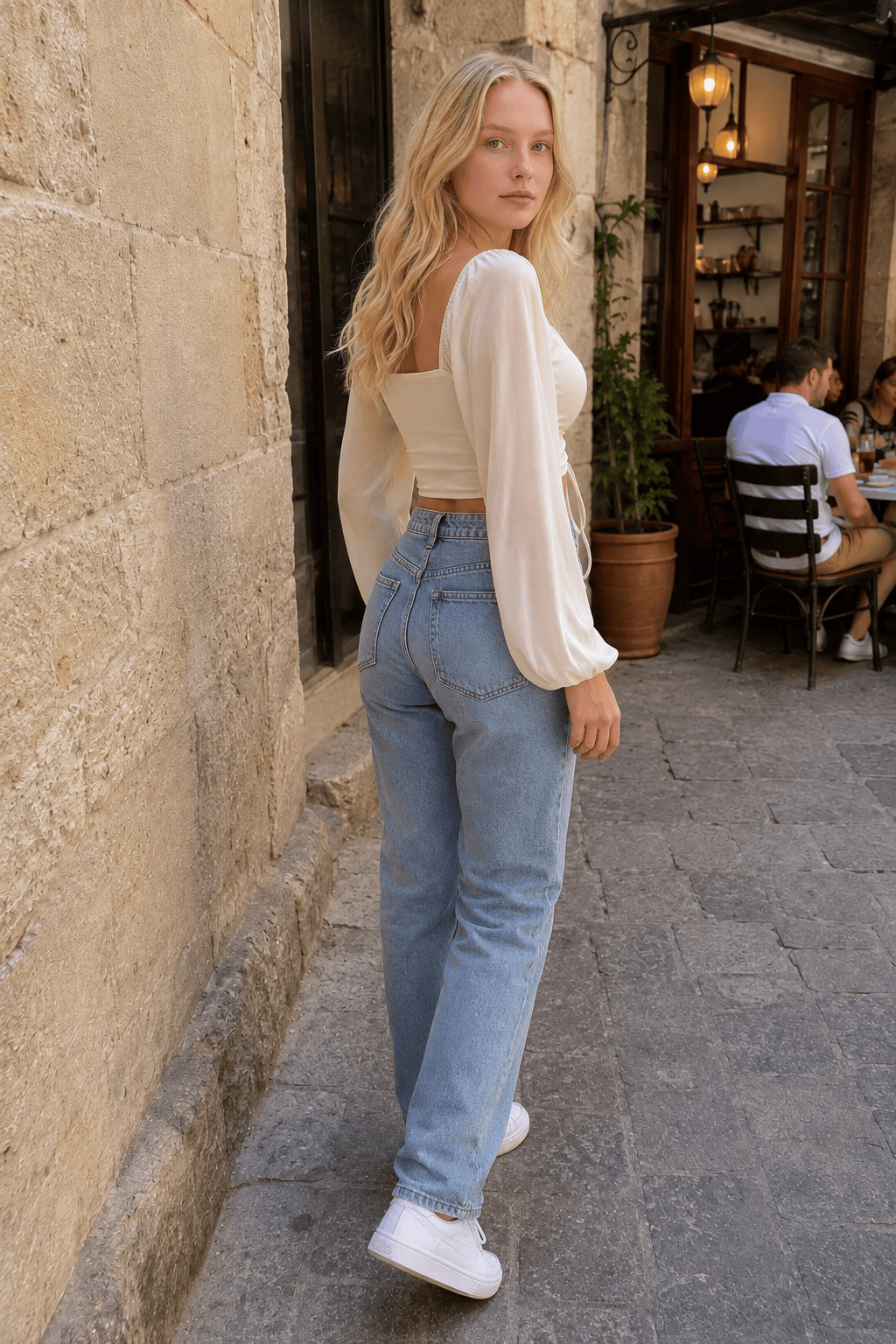 Sheer Mesh Crop Top