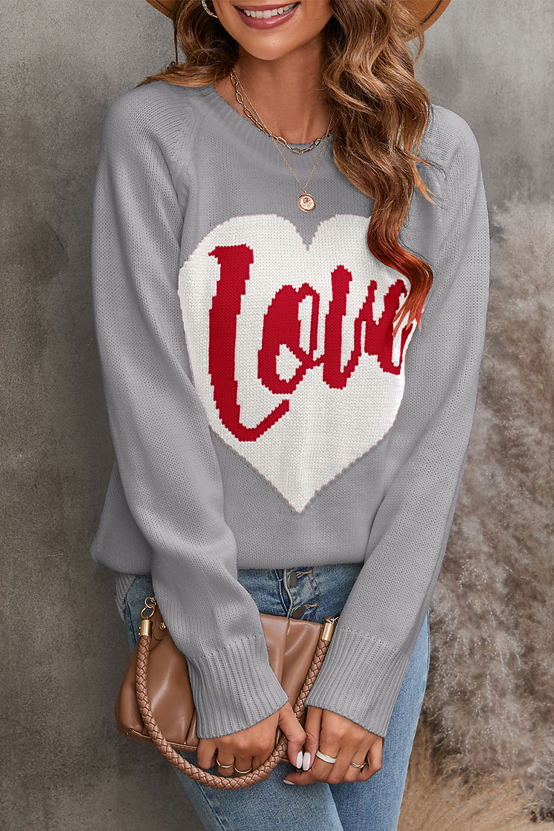 Florcoo Embroidered Patchwork O Neck Sweater for Casual Style