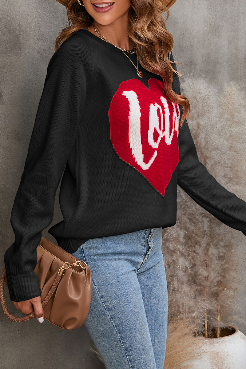 Florcoo Embroidered Patchwork O Neck Sweater for Casual Style