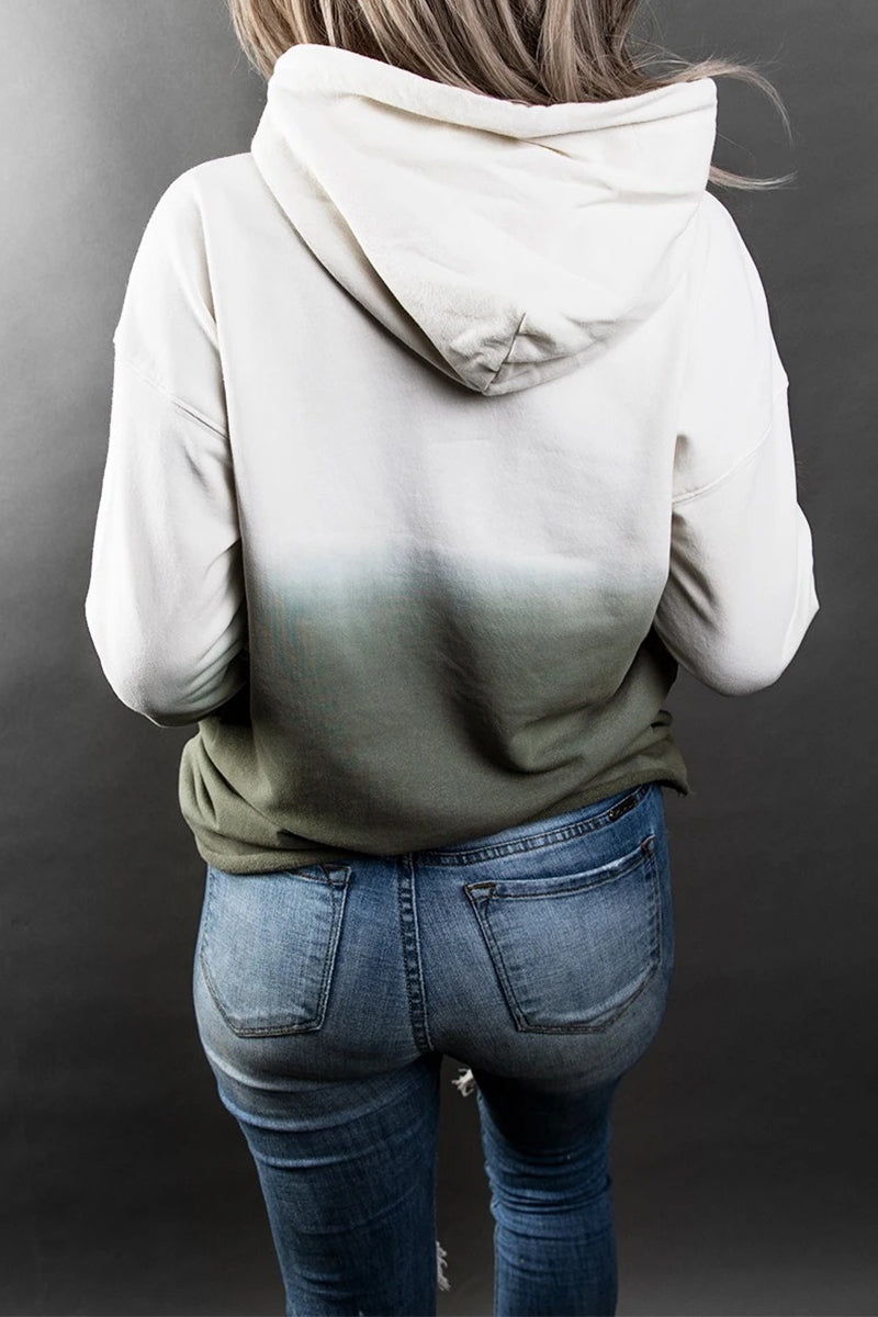 Fashion Sweet Print Pocket Hooded Collar Hoodies(3 Colors) - Fashionpara