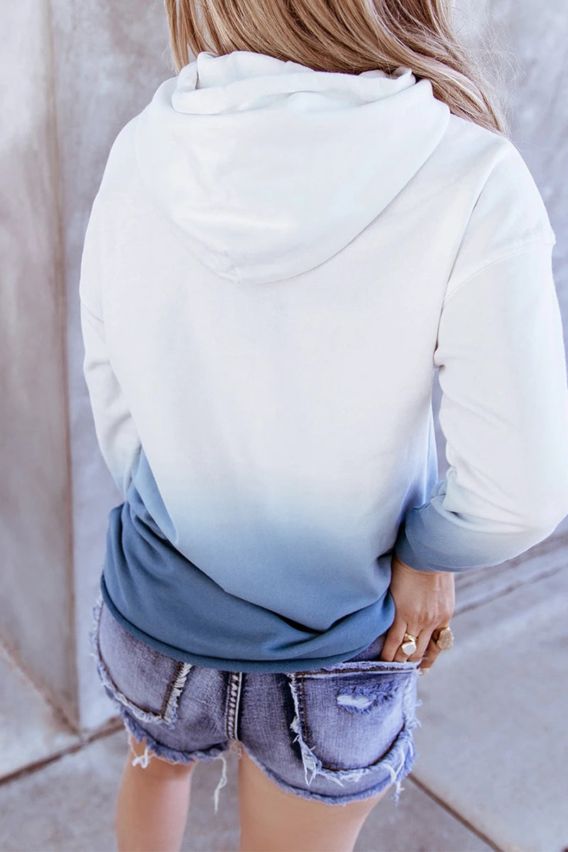 Fashion Sweet Print Pocket Hooded Collar Hoodies(3 Colors) - Fashionpara