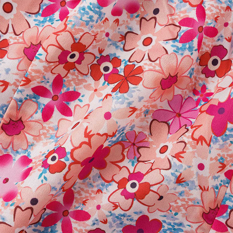 Sweet Elegant Print Printing Off the Shoulder Tops(8 Colors)