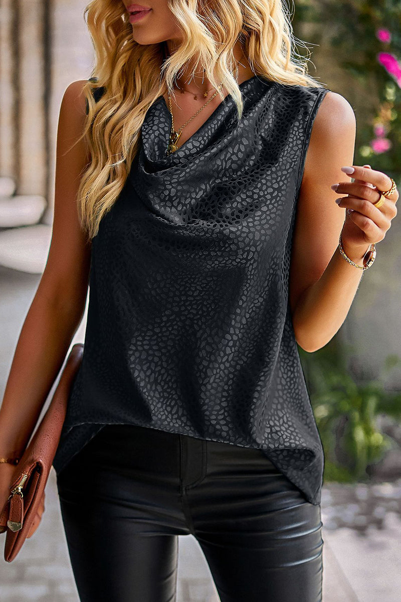 Casual Sweet Solid Patchwork Scarf Collar Tops - Fashionpara
