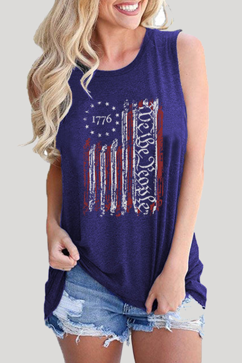 Casual Print Patchwork O Neck Tops(9 Colors) - Fashionpara