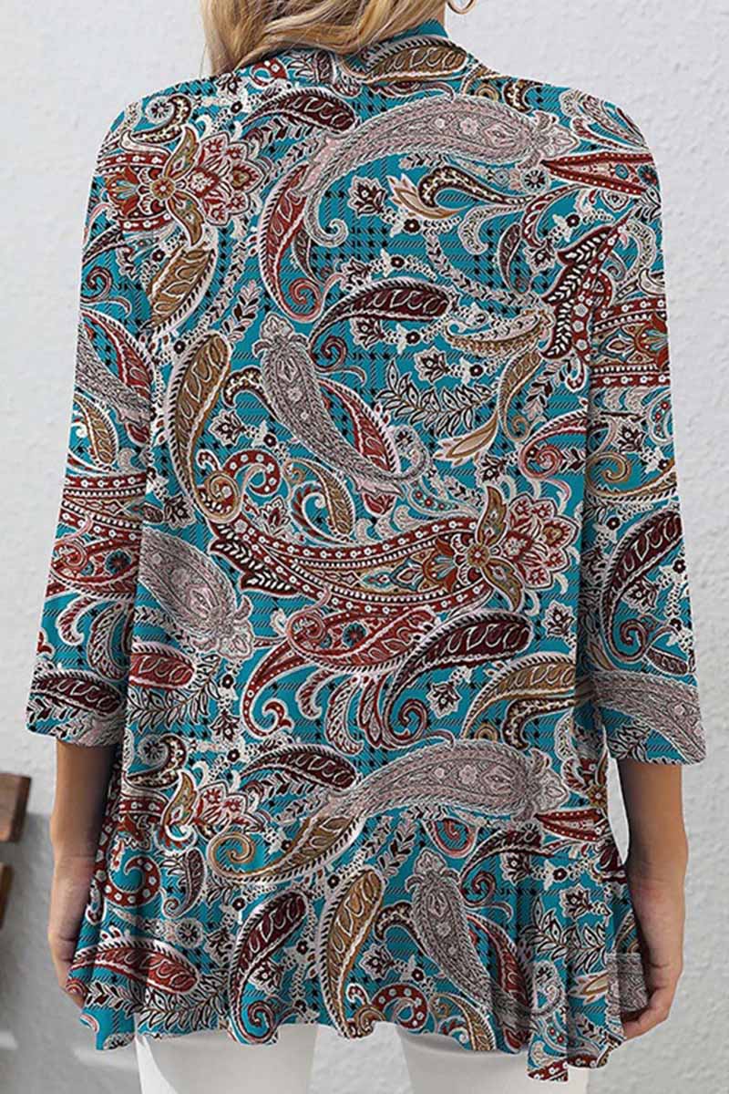 Florcoo Casual Patchwork Cardigan Tops in 11 Colors