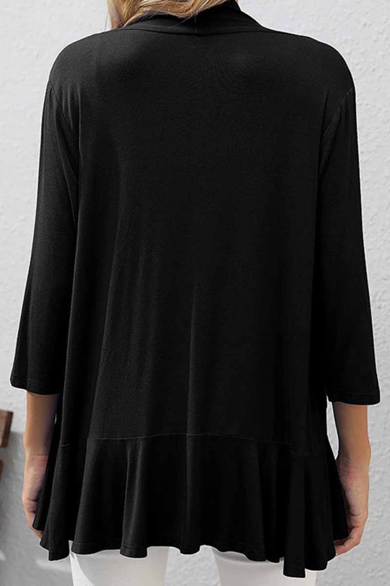 Florcoo Casual Patchwork Cardigan Tops in 11 Colors