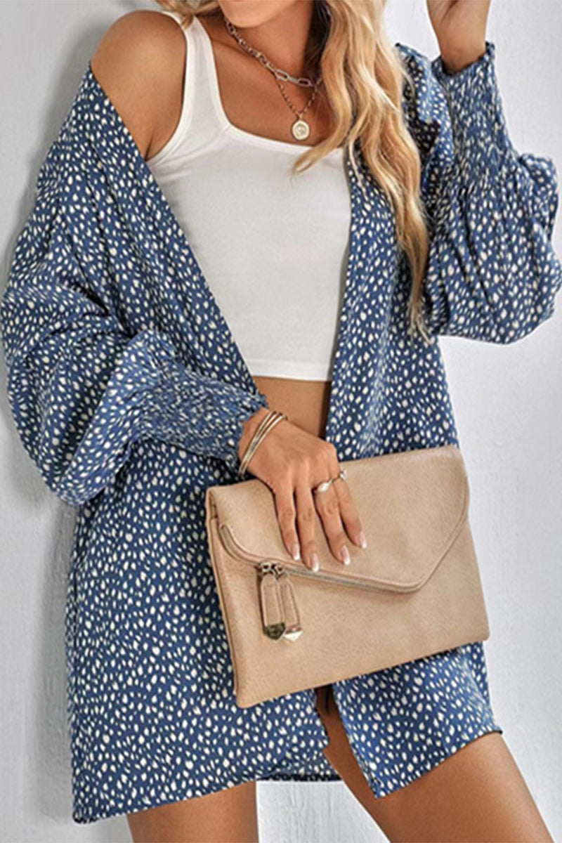 Florcoo Street Leopard Cardigan - Stylish Versatile Top