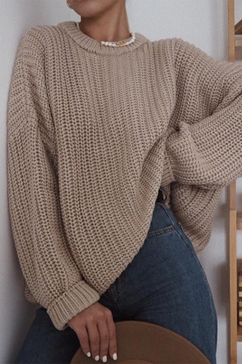 Florcoo Classic O Neck Sweater - Stylish Comfort in 5 Colors