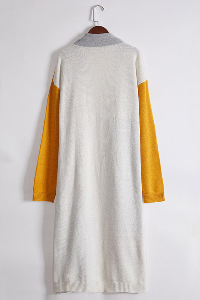 Florcoo Color Block Cardigan for Effortless Everyday Style