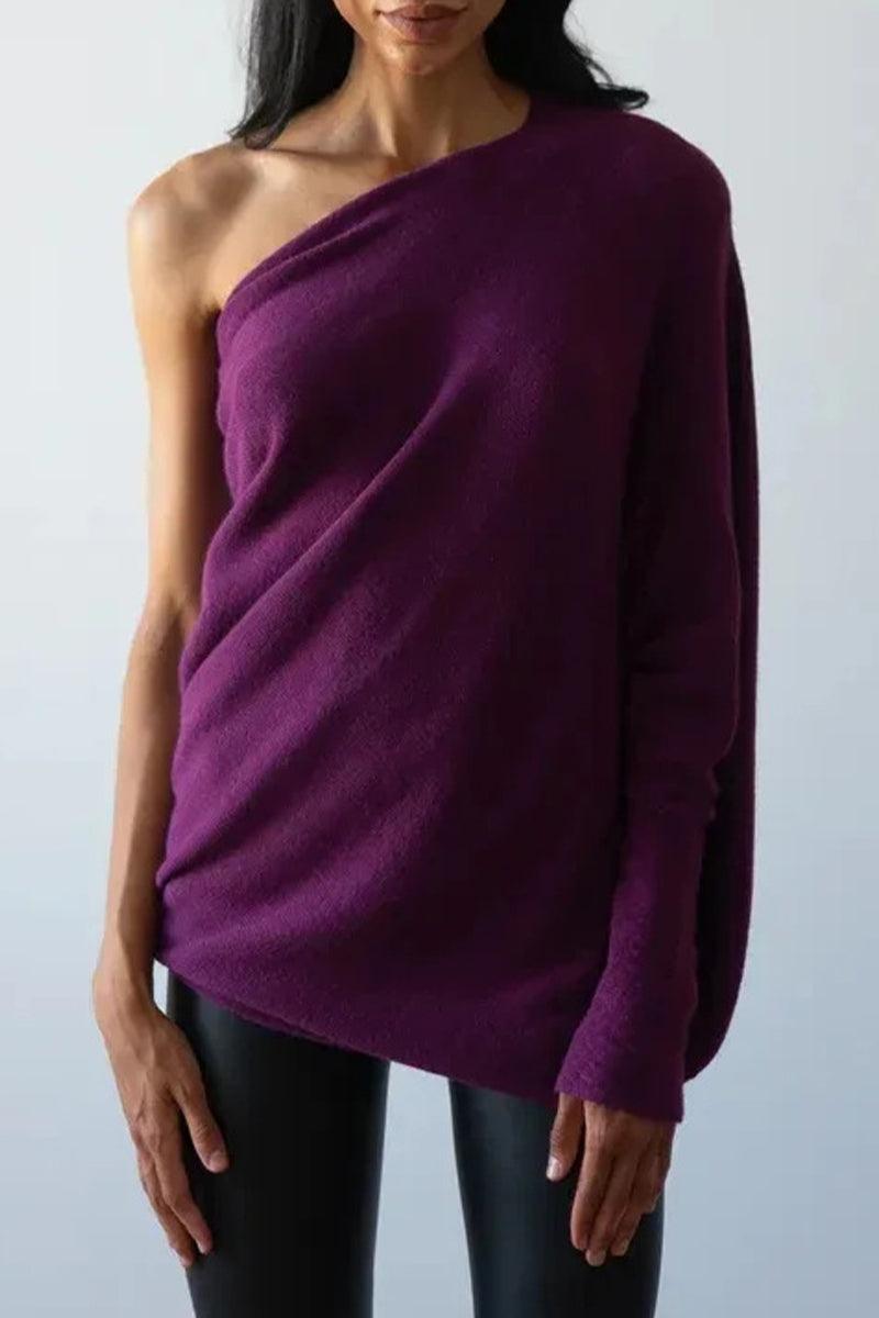 Casual Simplicity Solid Make Old O Neck Tops(10 Colors) - Fashionpara