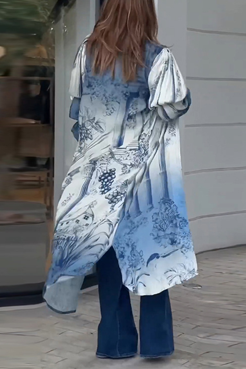 Bohonini Floral Slit Cardigan - Stylish Casual Top