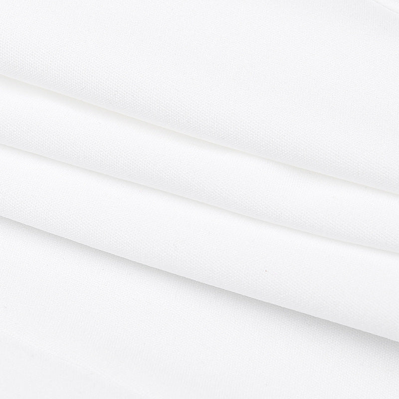 Fringila Asymmetric Dress - White