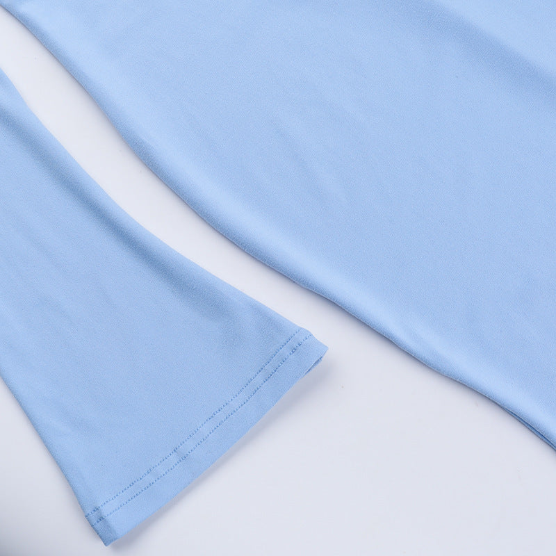 Vision Bodycon Dress-Blue