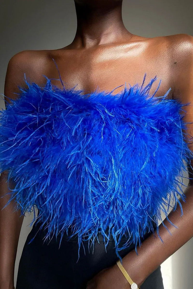 Sexy Solid Strapless Tops - Fashionpara