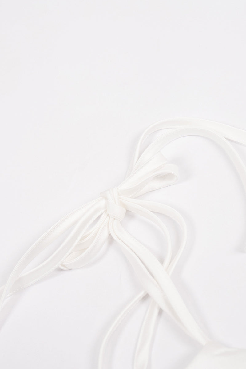 Sexy Solid Bandage Backless Slit U Neck Sling Dresses - Fashionpara