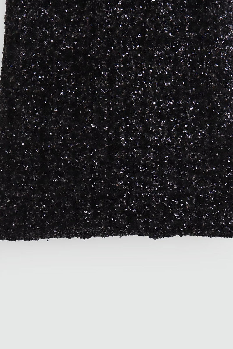 Elegant Solid Sequins Backless O Neck Evening Dresses - Fashionpara