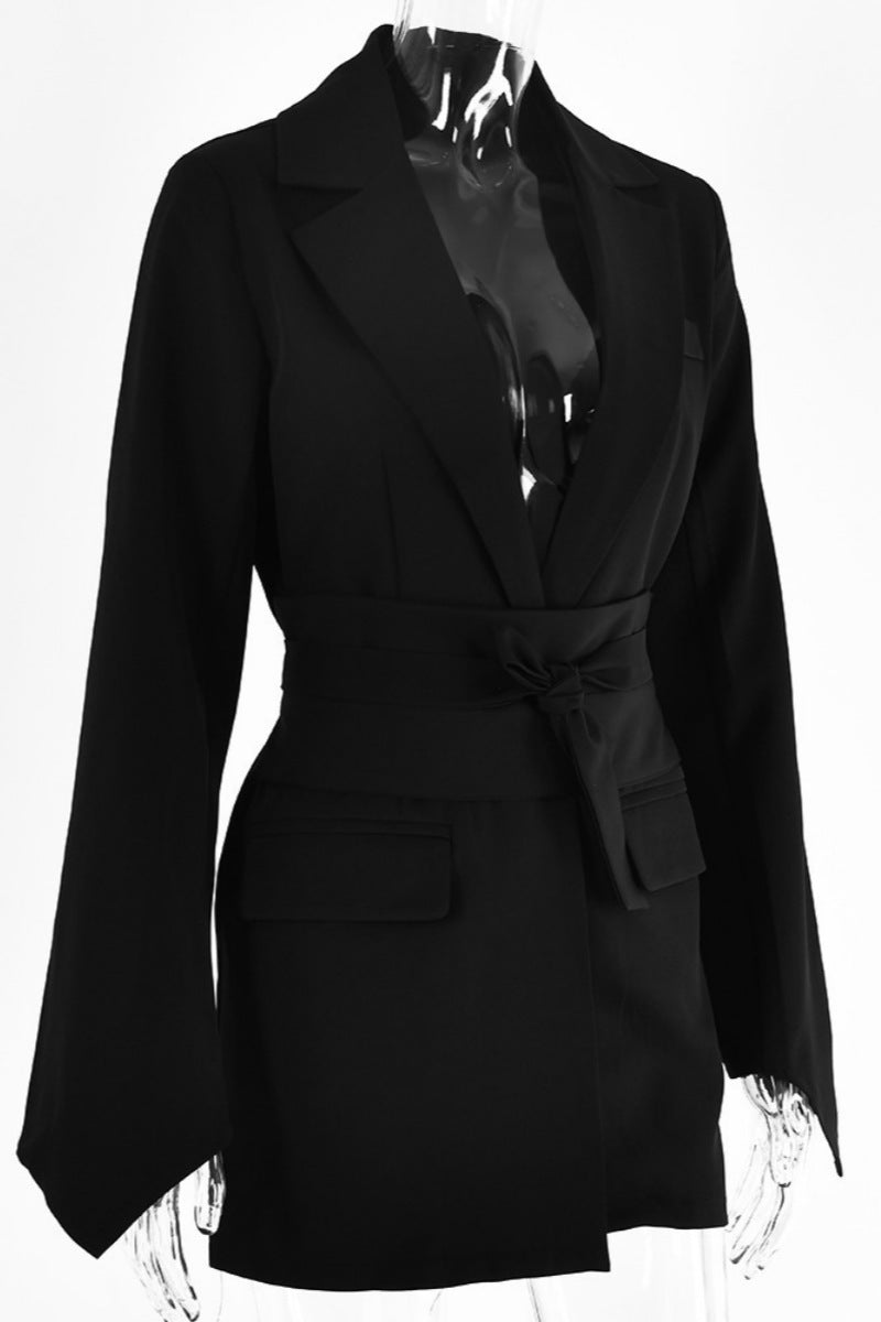 Bohonini Casual Patchwork Turn-back Collar Outerwear Jacket