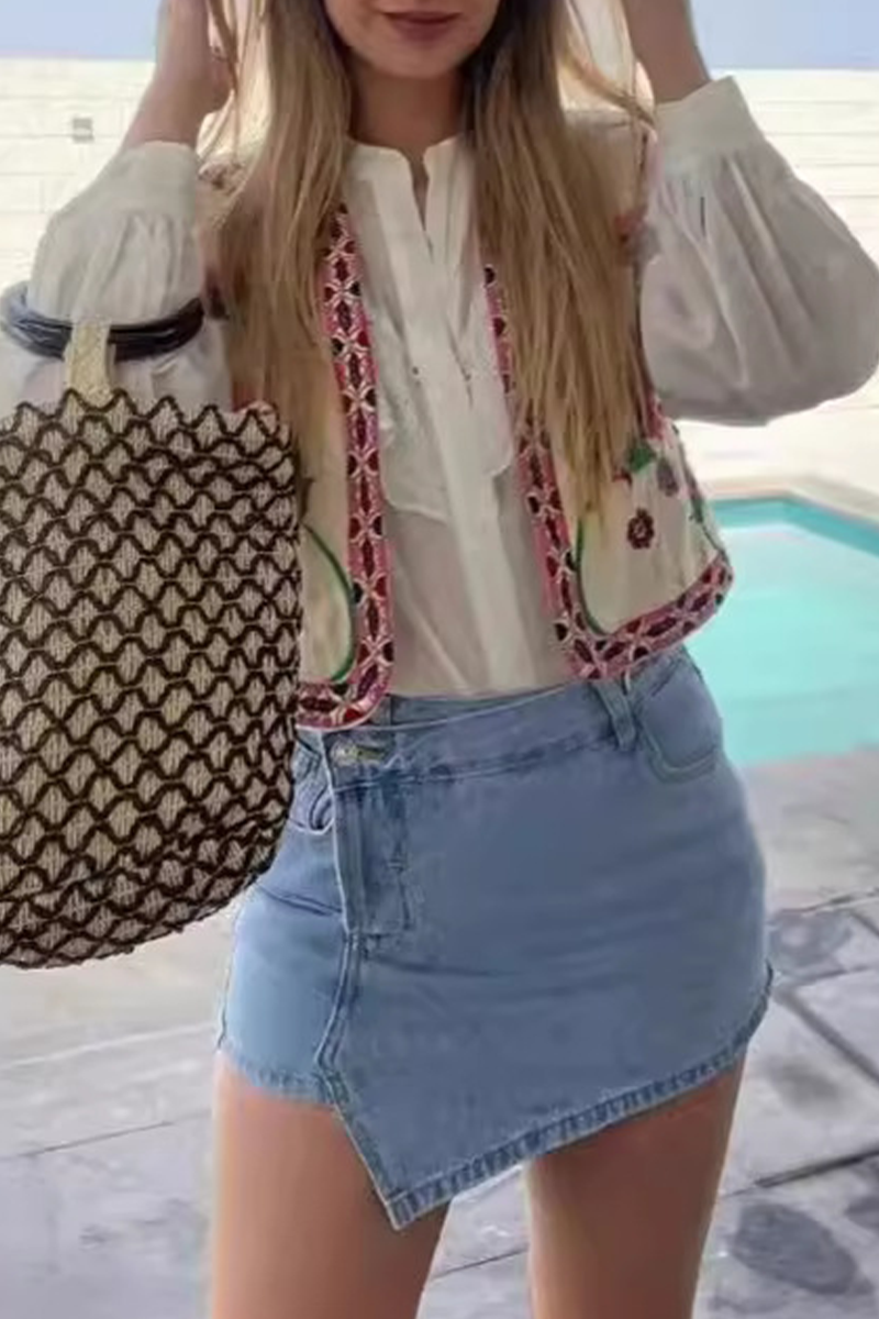 Bohonini Floral Embroidered Cardigan for Effortless Style