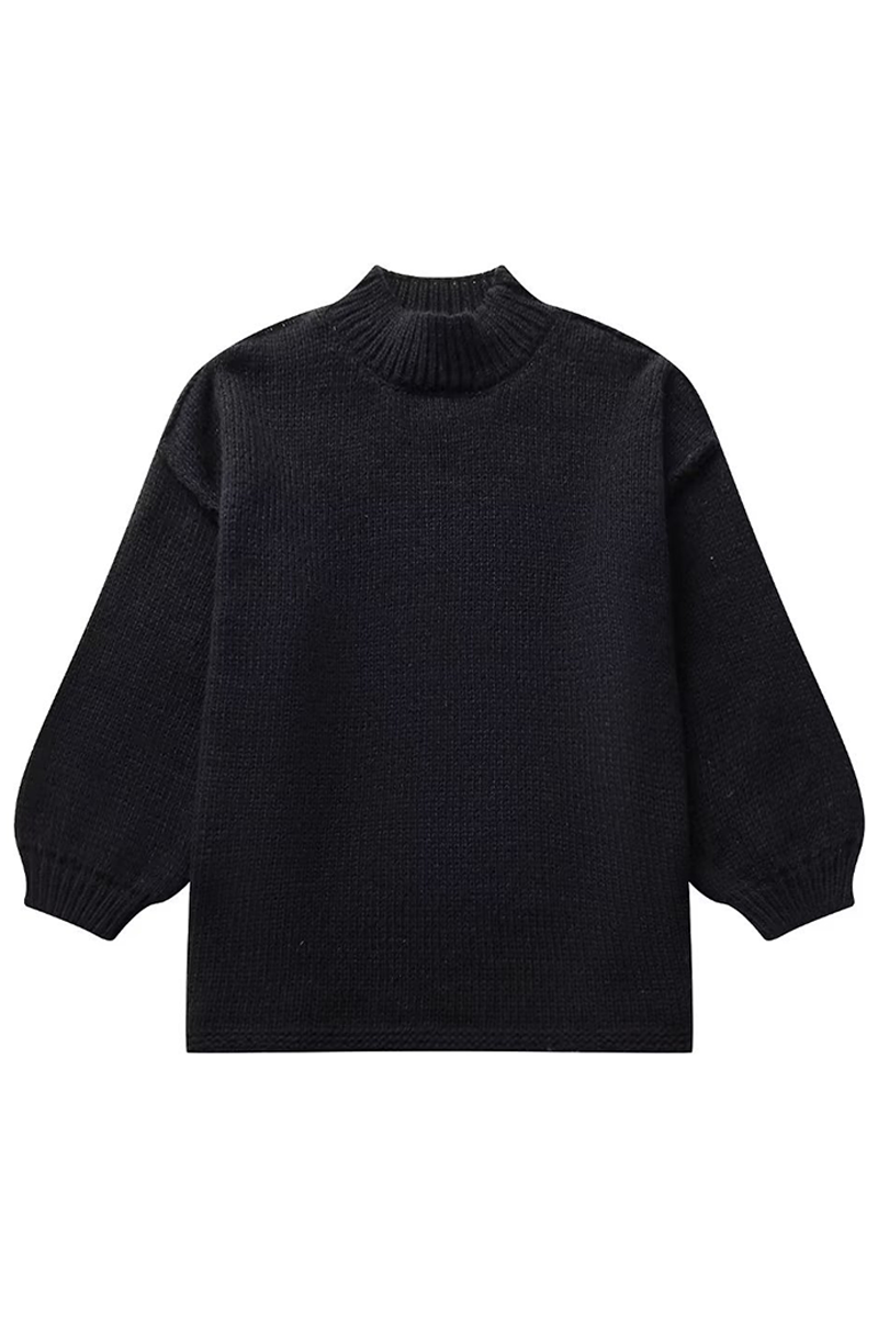 Bohonini Solid Color O Neck Sweaters for Everyday Comfort
