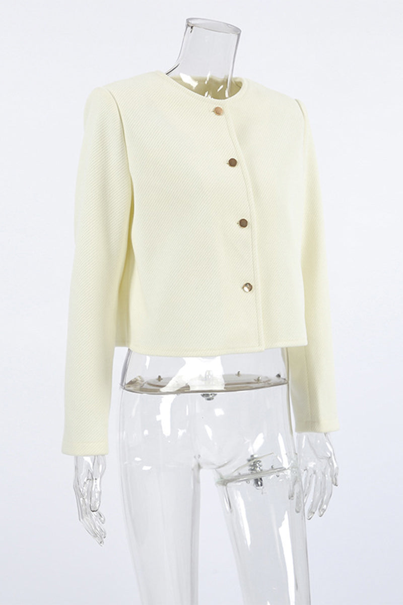 Bohonini Casual Solid Color Button-Up Jacket for Everyday Wear