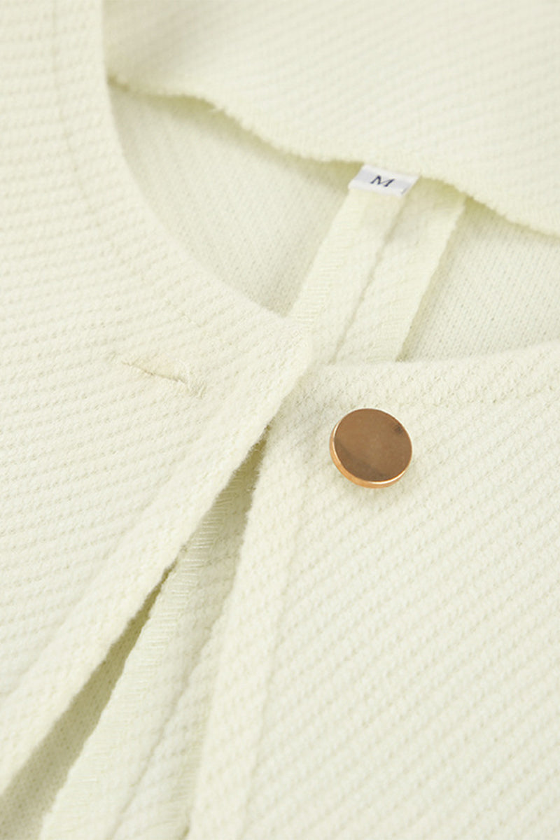 Bohonini Casual Solid Color Button-Up Jacket for Everyday Wear