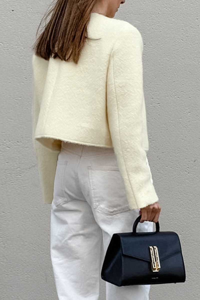 Bohonini Casual Solid Color Button-Up Jacket for Everyday Wear