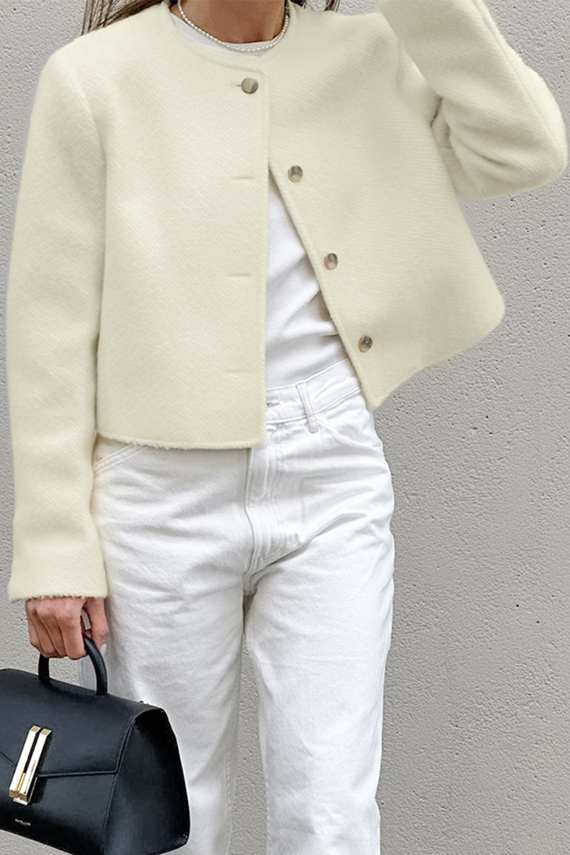 Bohonini Casual Solid Color Button-Up Jacket for Everyday Wear