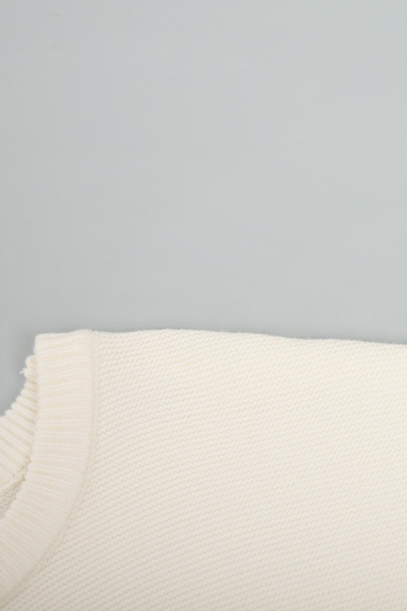 Bohonini Casual Solid Weave O Neck Sweater for Everyday Wear