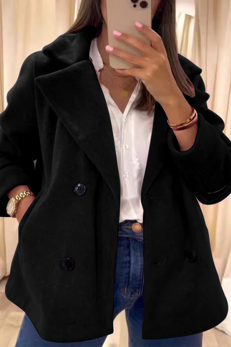 Casual Turndown Collar Blazer Outerwear in 6 Colors