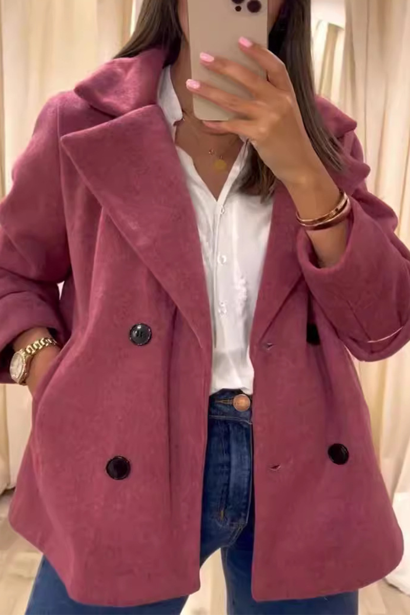 Casual Turndown Collar Blazer Outerwear in 6 Colors