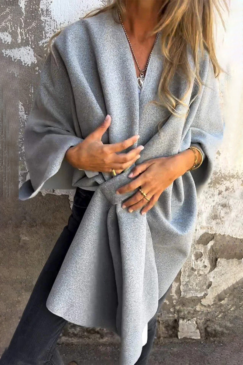 Bohonini Casual V Neck Blazer - Versatile Solid Color Outerwear