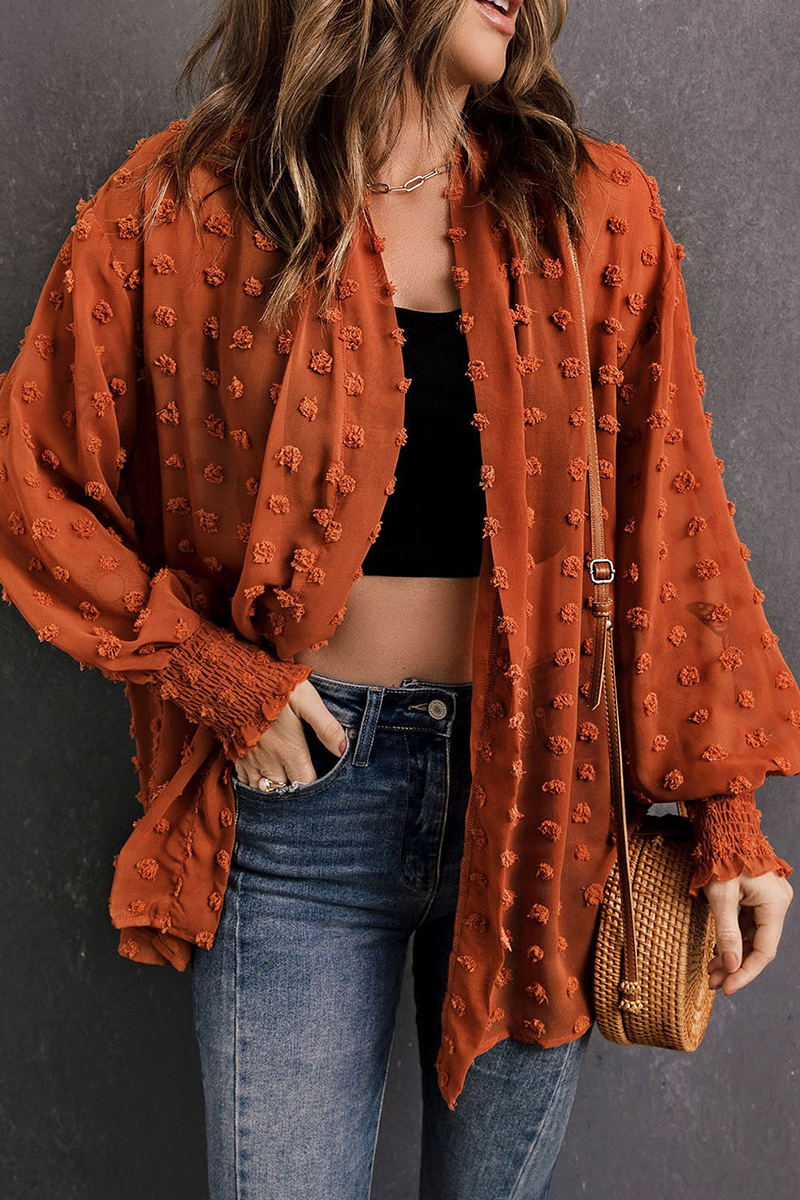 Bohonini Casual Fur Ball Cardigan for Stylish Outerwear