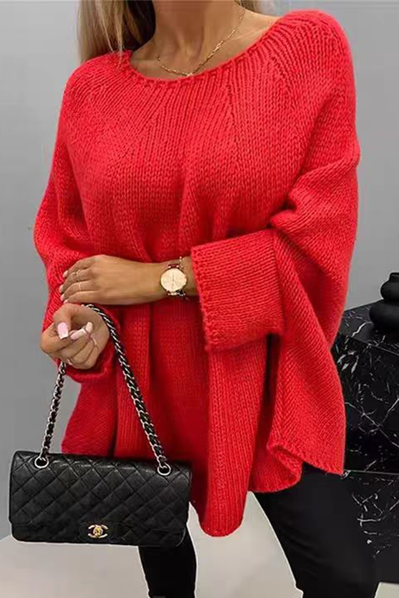 Bohonini Casual O Neck Sweater - Versatile Patchwork Style