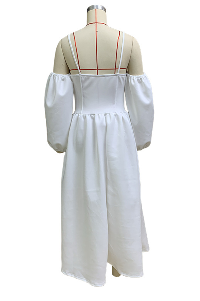 Sexy Pocket V Neck Evening Dresses - Fashionpara