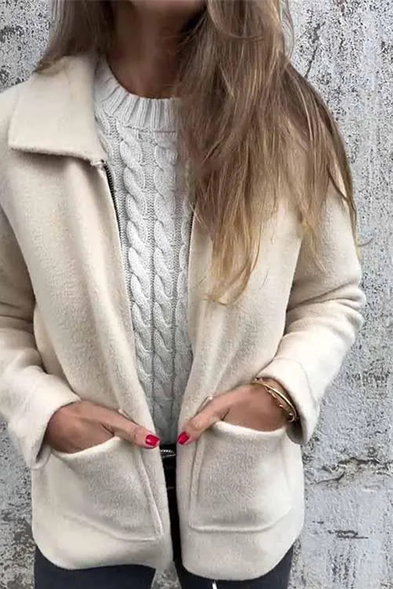 Stylish Casual Pocket Blazer Outerwear for Effortless Chic