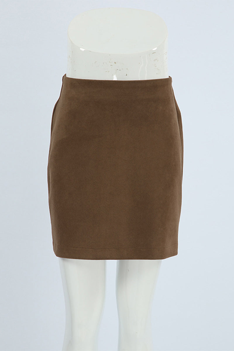 Casual Street Zipper Regular Solid Color Bottoms - Fashionpara