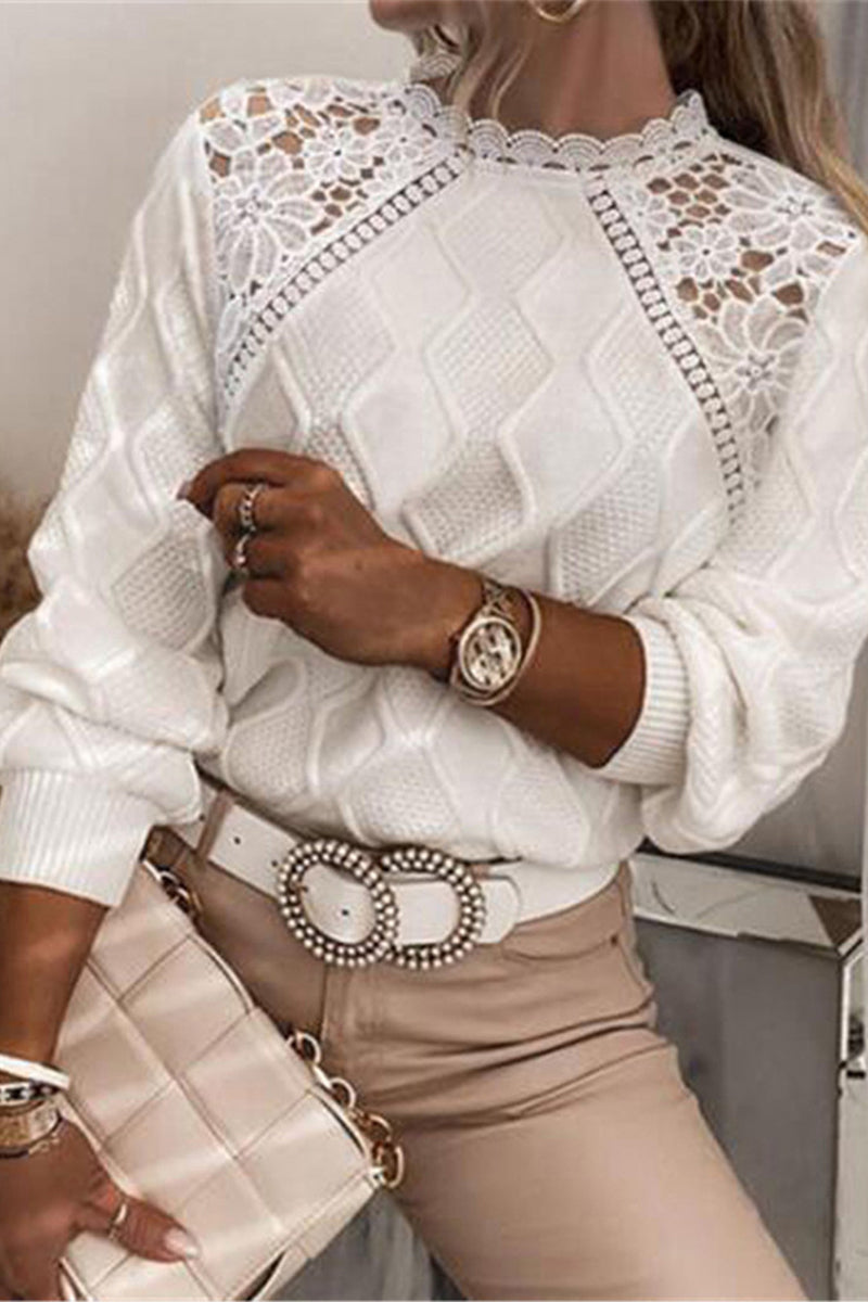 Bohonini Daily Celebrities Lace O Neck Sweater Collection