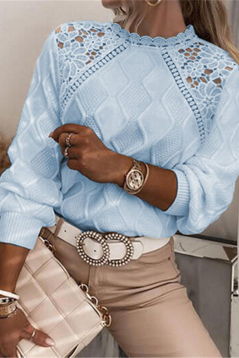 Bohonini Daily Celebrities Lace O Neck Sweater Collection