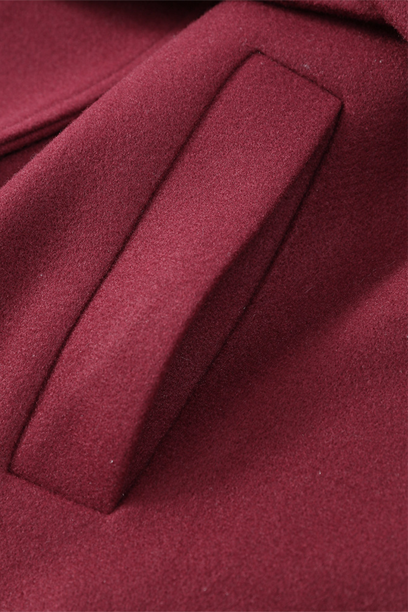 Stylish Casual Lace-Up Turndown Collar Outerwear Jacket