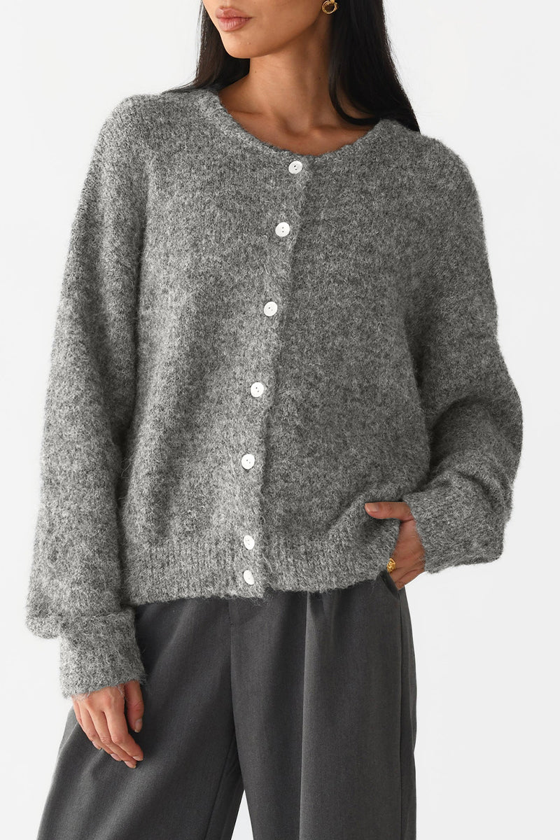 Bohonini Casual Knitted Jacket - Stylish O Neck Design, 5 Colors