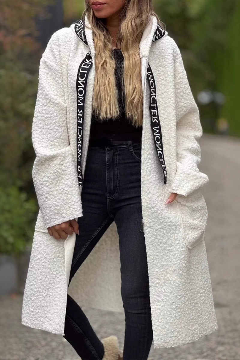 Stylish Zipper Hoodie with Pocket Patchwork Design, 6 Colors