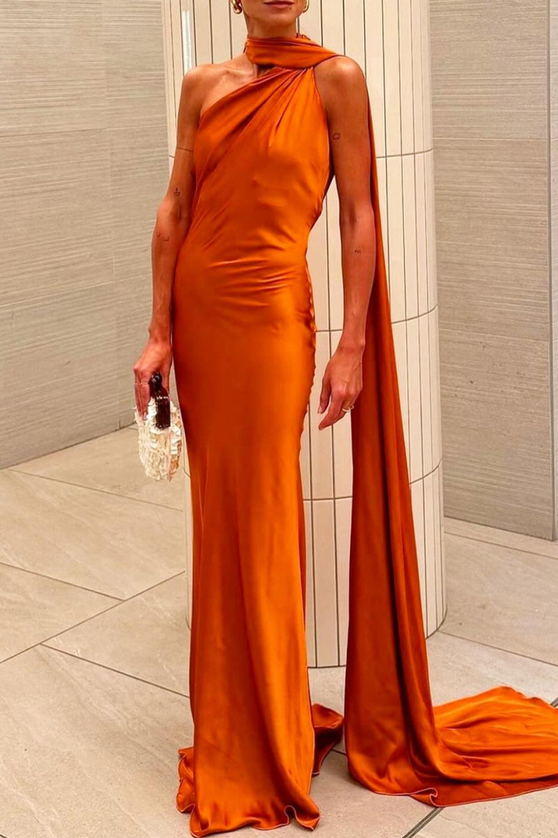 Sexy Irregular Halter Evening Dresses(4 Colors) - Fashionpara