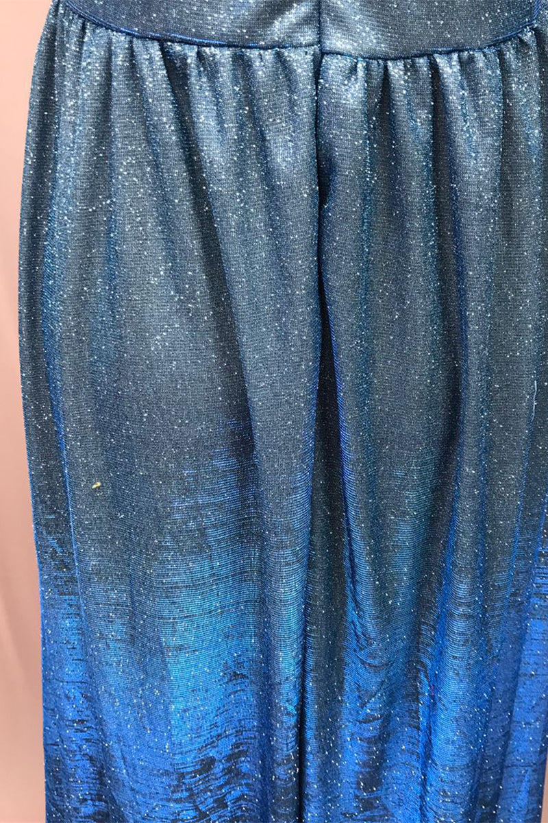 Sexy Slit Sequined Strapless Evening Dresses - Fashionpara