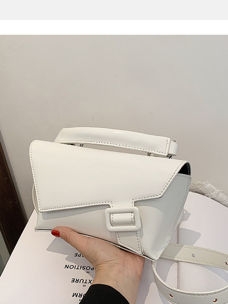 Retro Solid Color Leather Bags