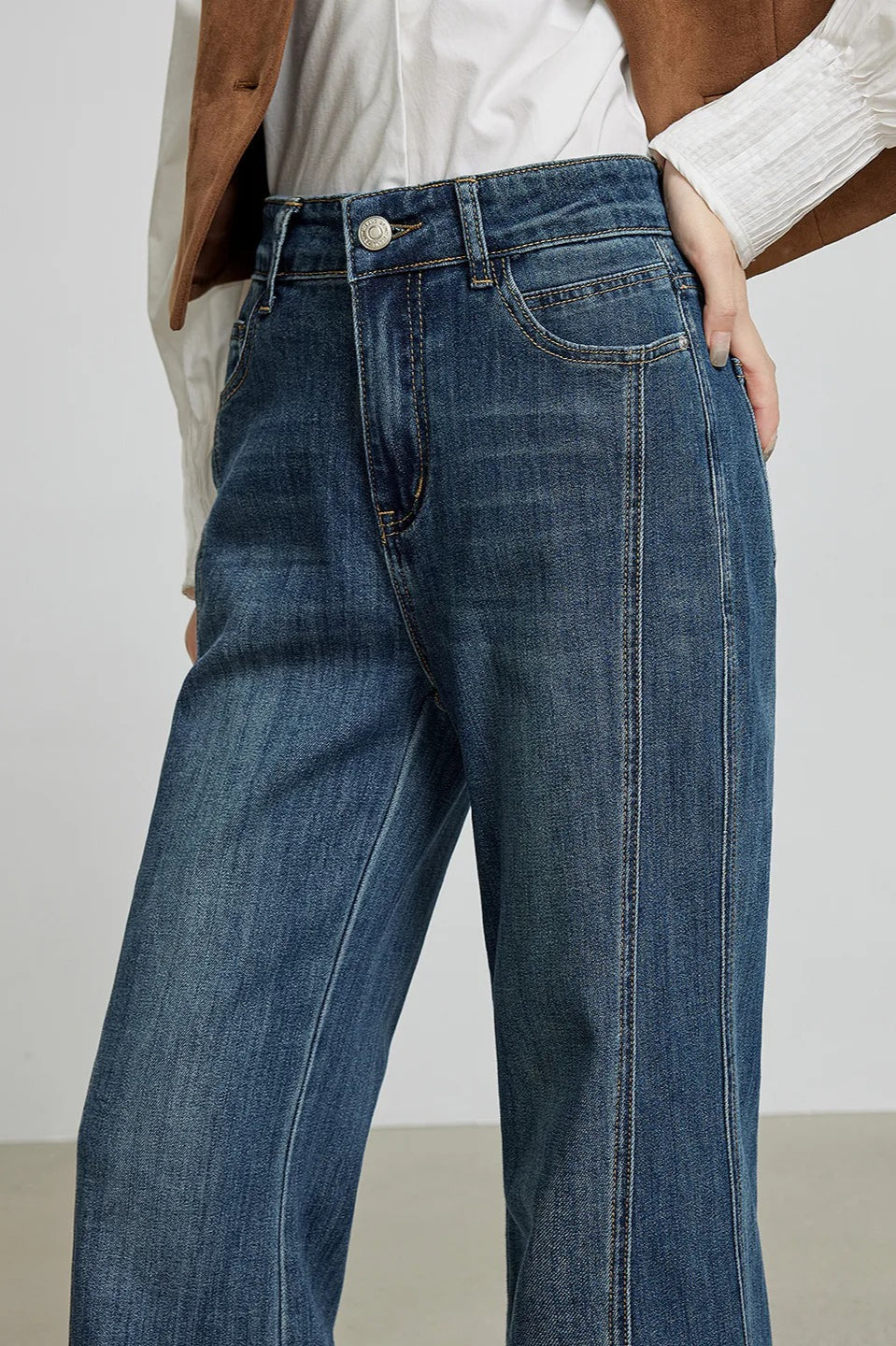 Vintage Micro Flare Slim Jeans