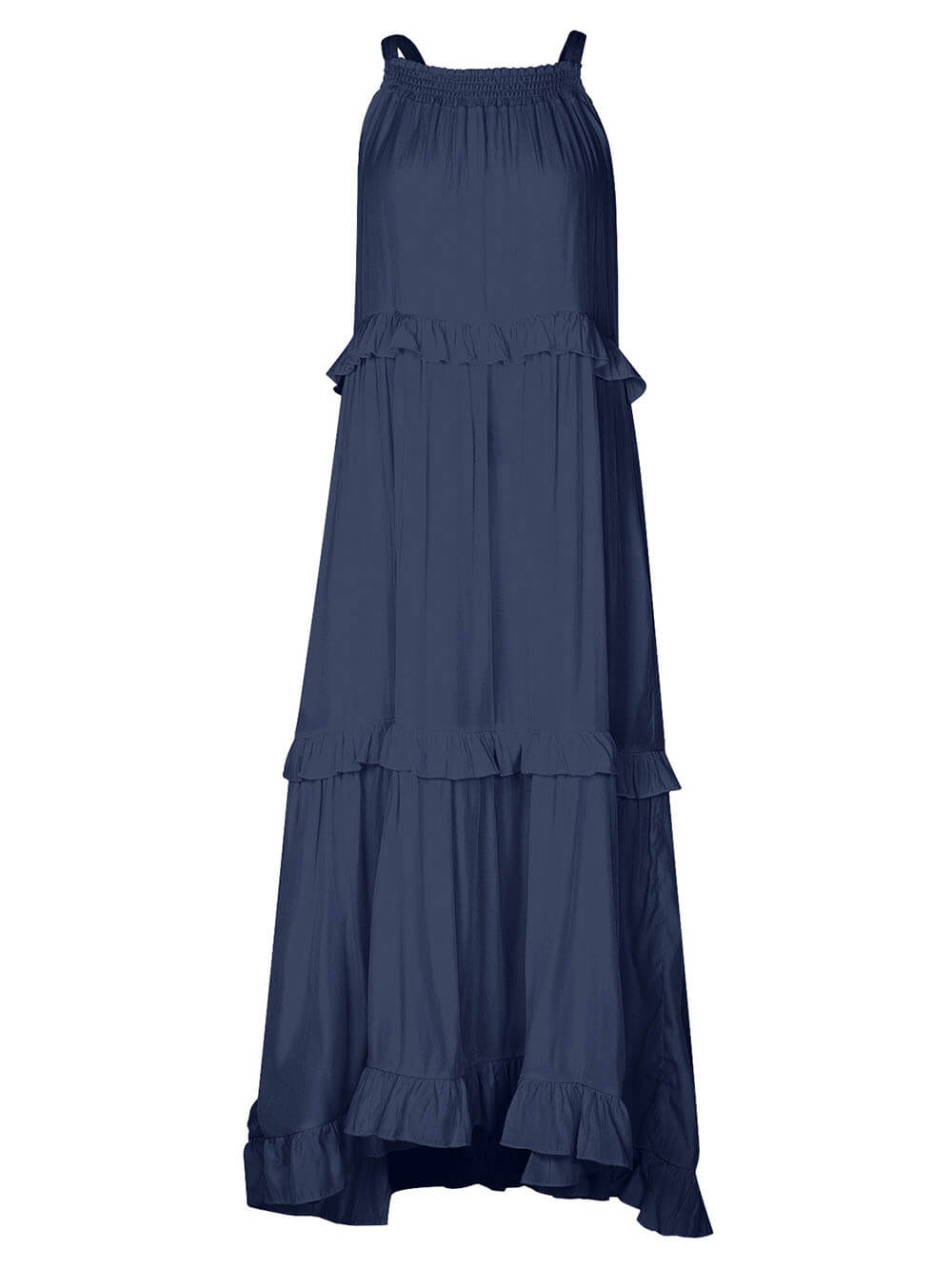 Irregular Cake Sleeveless Maxi Dress - Fashionpara