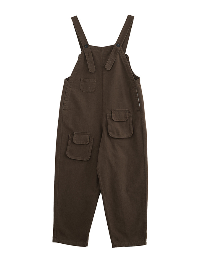 Denim Thin Large Size Loose Harem Dungarees Overalls - Fashionpara