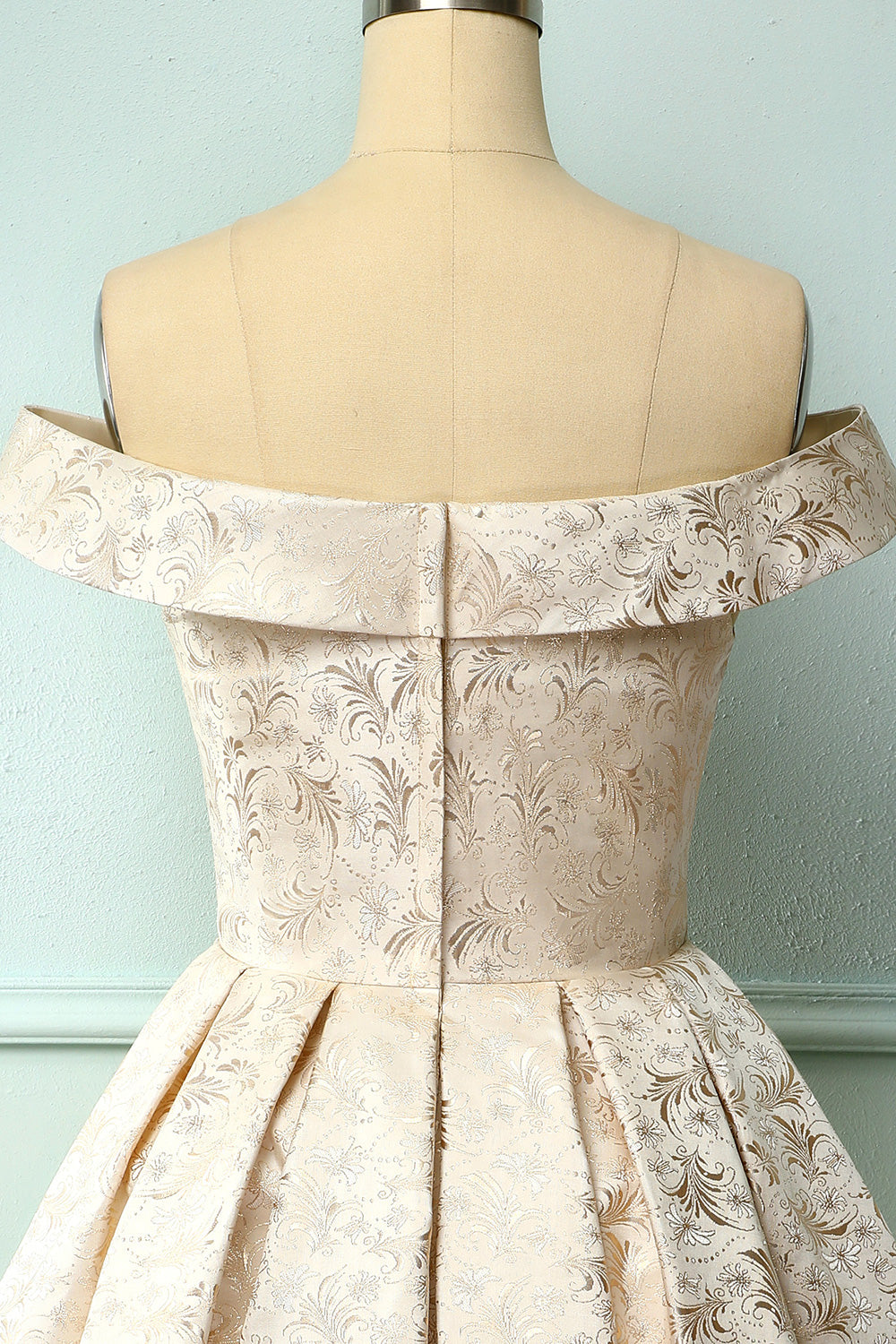 Champagne Floral Homecoming - Fashionpara
