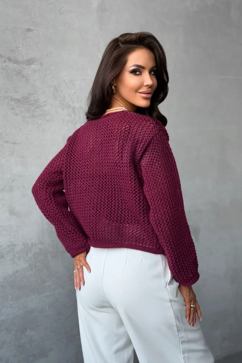 Stylish Chunky Knit Cardigan Sweater for Cozy Warmth