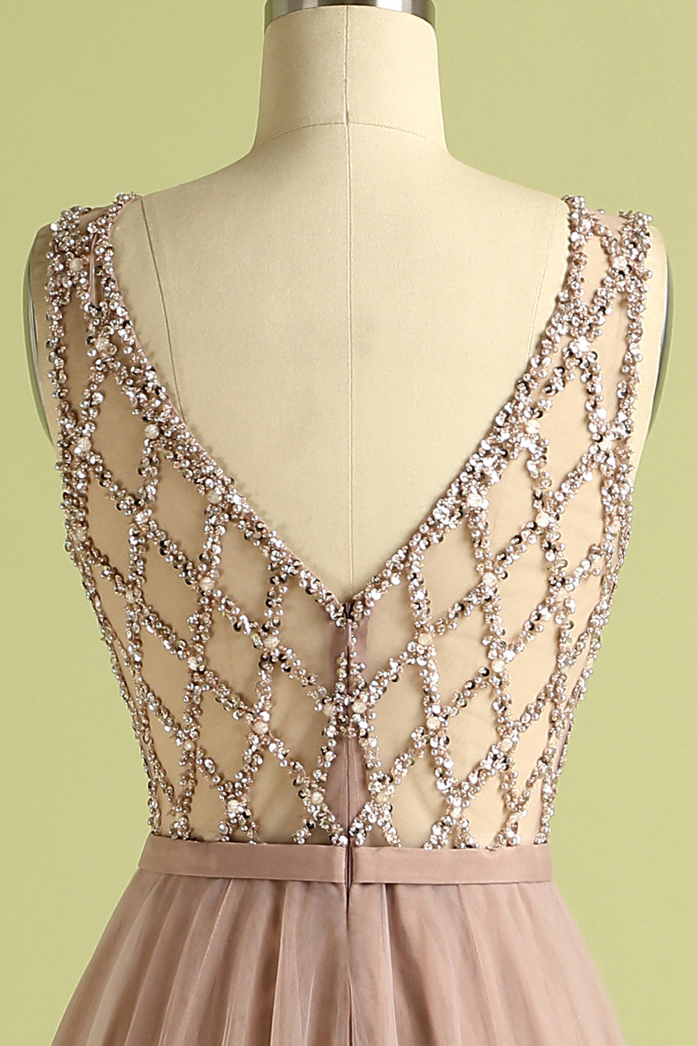 Tulle Beading Prom Dress - Fashionpara